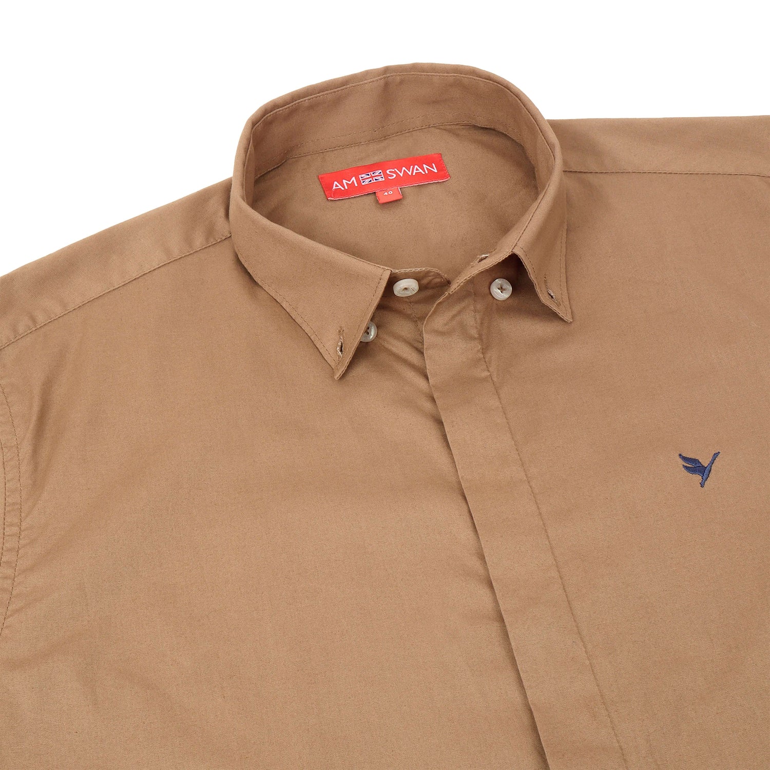 Amswan Pistachio Green Casual Shirt For Men's
