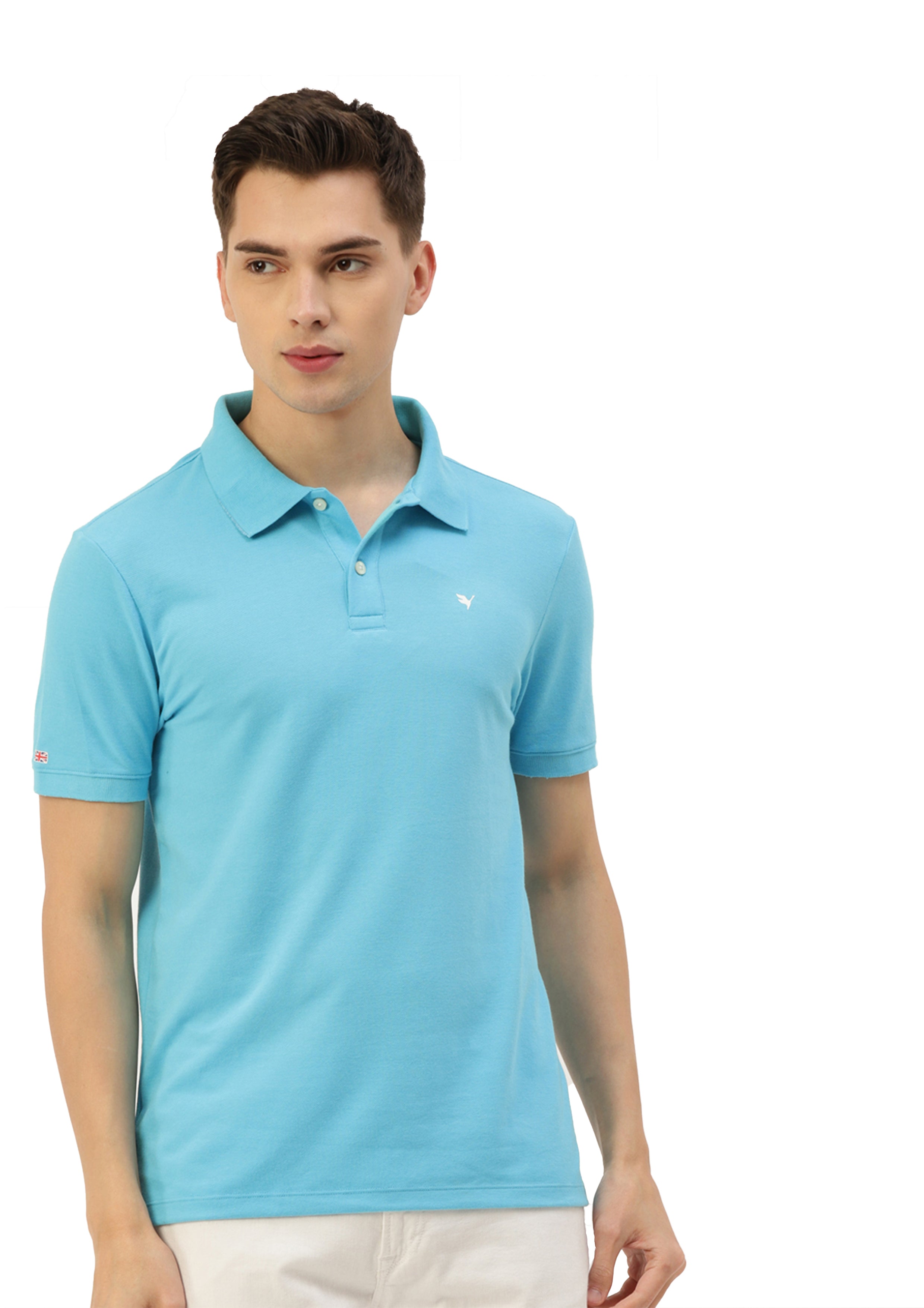 Men's Collar TShirt with Half Sleeves in CottonRich Fabric