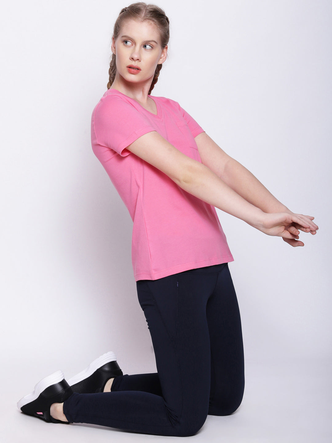 Women's Half Sleeve T-Shirts in Premium Cotton Fabric