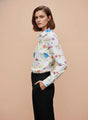 Premium Micro Multicolour Regular Length Straight Hem Digital Print Shirt