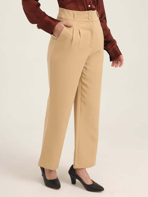 WOMEN'S LUXURY BANANA CREPE WHEAT K PANT