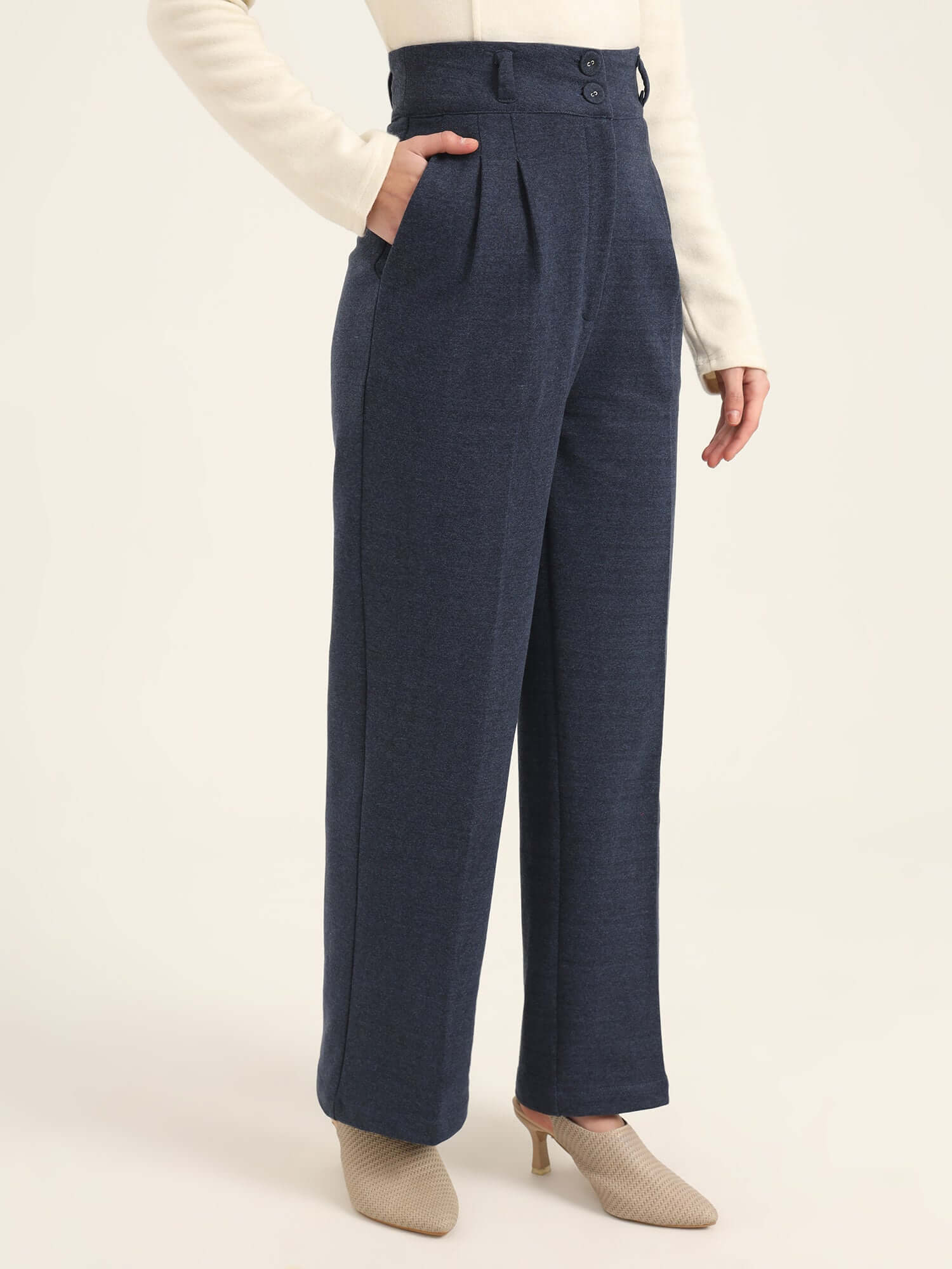 WOMEN'S PREMIUM INDIGO KNIT K PANT