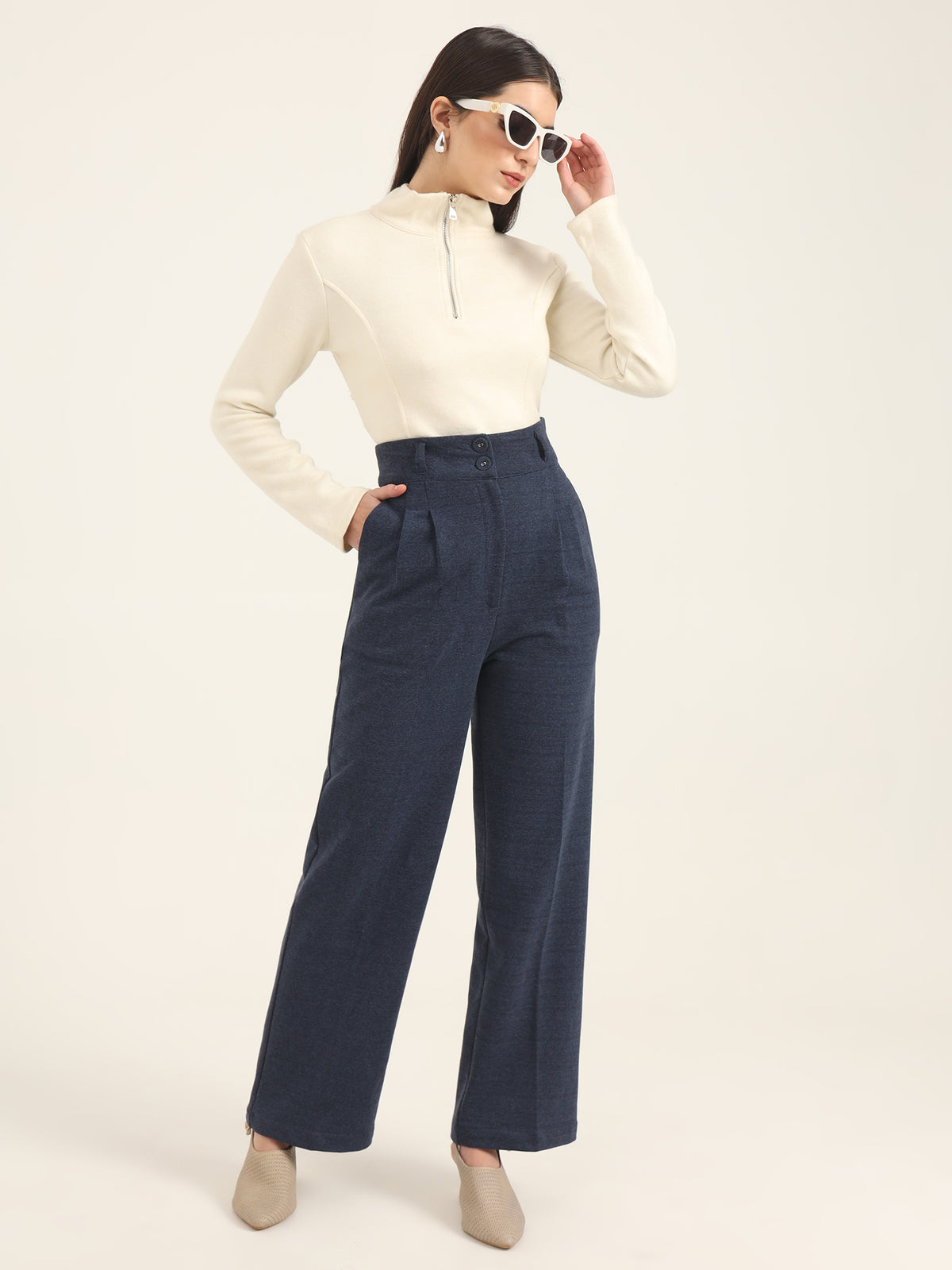 WOMEN'S PREMIUM INDIGO KNIT K PANT