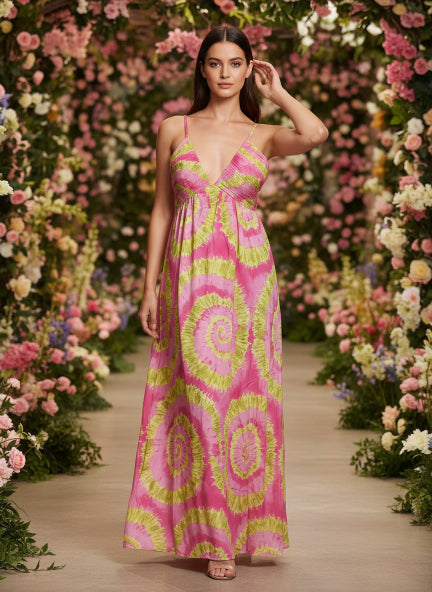 Women’s Stylish Printed Maxi Dress