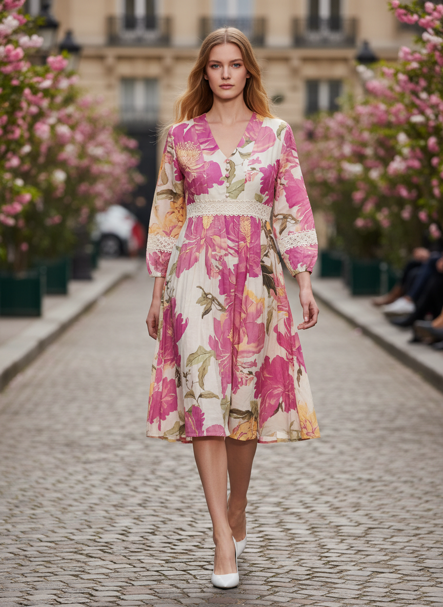 Women’s Stylish Printed  Dress