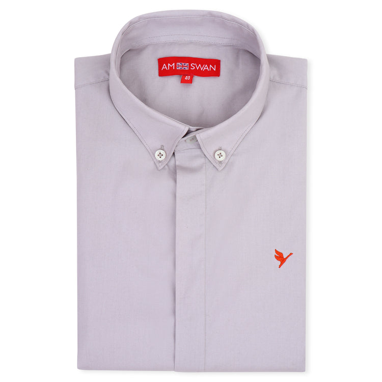 Grey Shirt With Premium Cotton Lycra