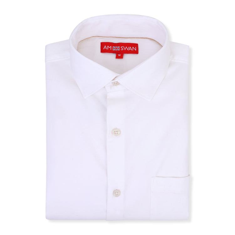 White Shirt With Premium Cotton Lycra