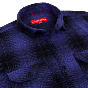 AMSWAN PREMIUM  FLANNEL SHIRT FOR MEN'S WITH PLAID PATTERN