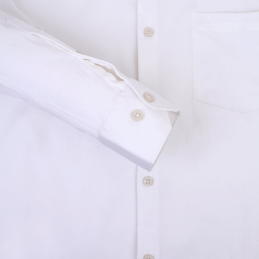 White Shirt With Premium Cotton Lycra
