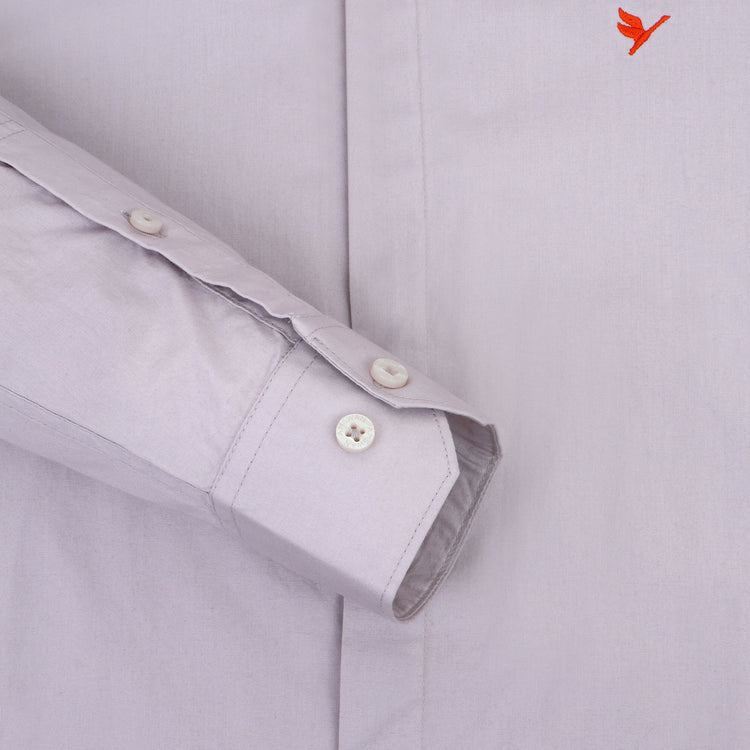 Grey Shirt With Premium Cotton Lycra