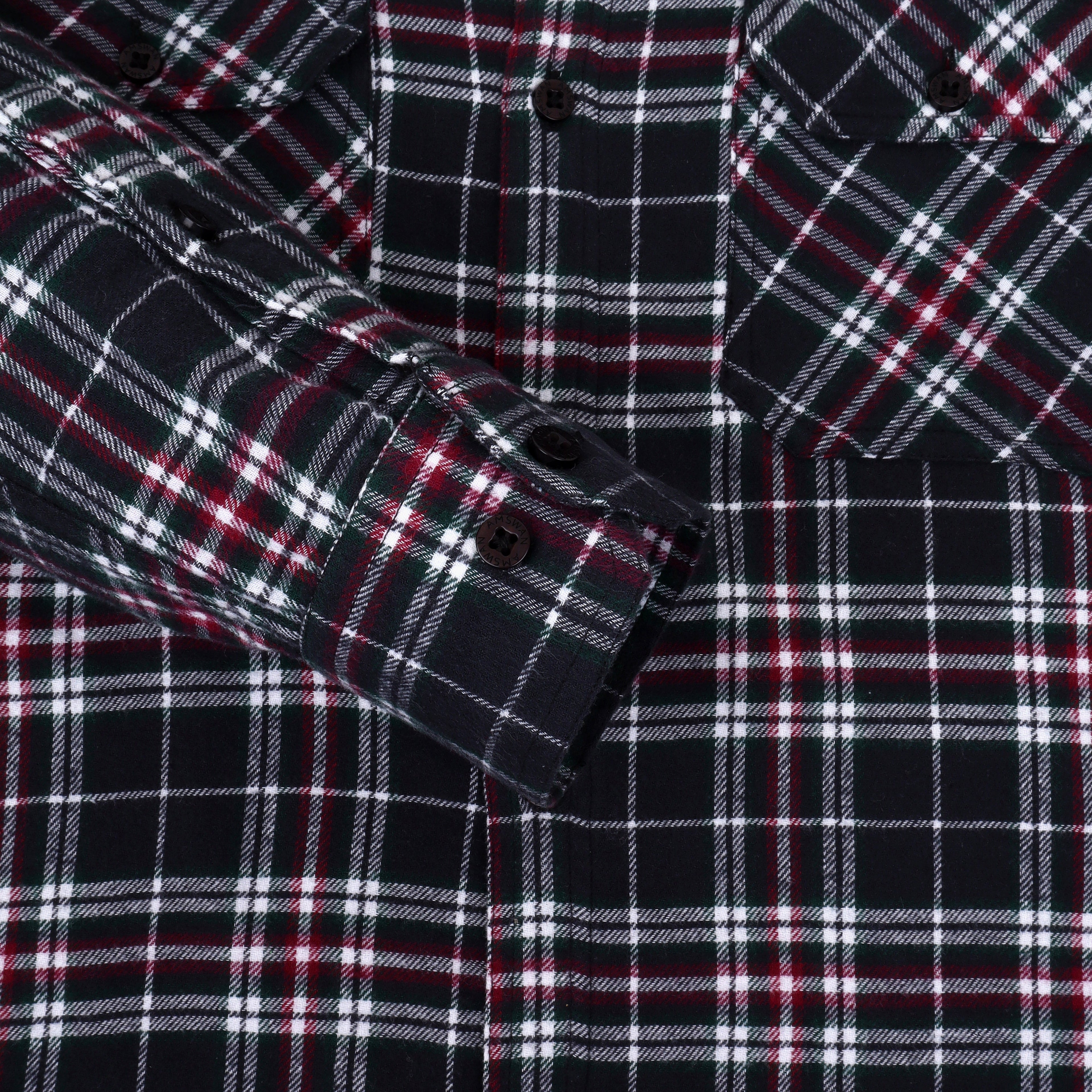 Premium Cotton flannel shirt With Stylish Buttoned Flap Pockets