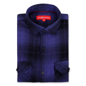 AMSWAN PREMIUM  FLANNEL SHIRT FOR MEN'S WITH PLAID PATTERN