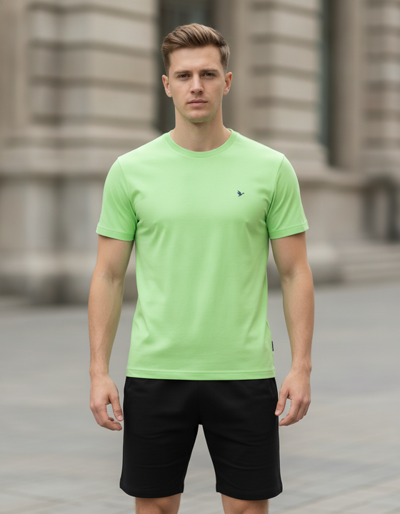 Mens Premium Cotton Half Sleeve Crew Neck T-Shirts