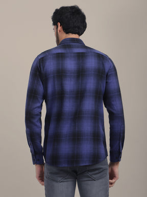 Premium Cotton Flannel Shirt With Plaid Pattern