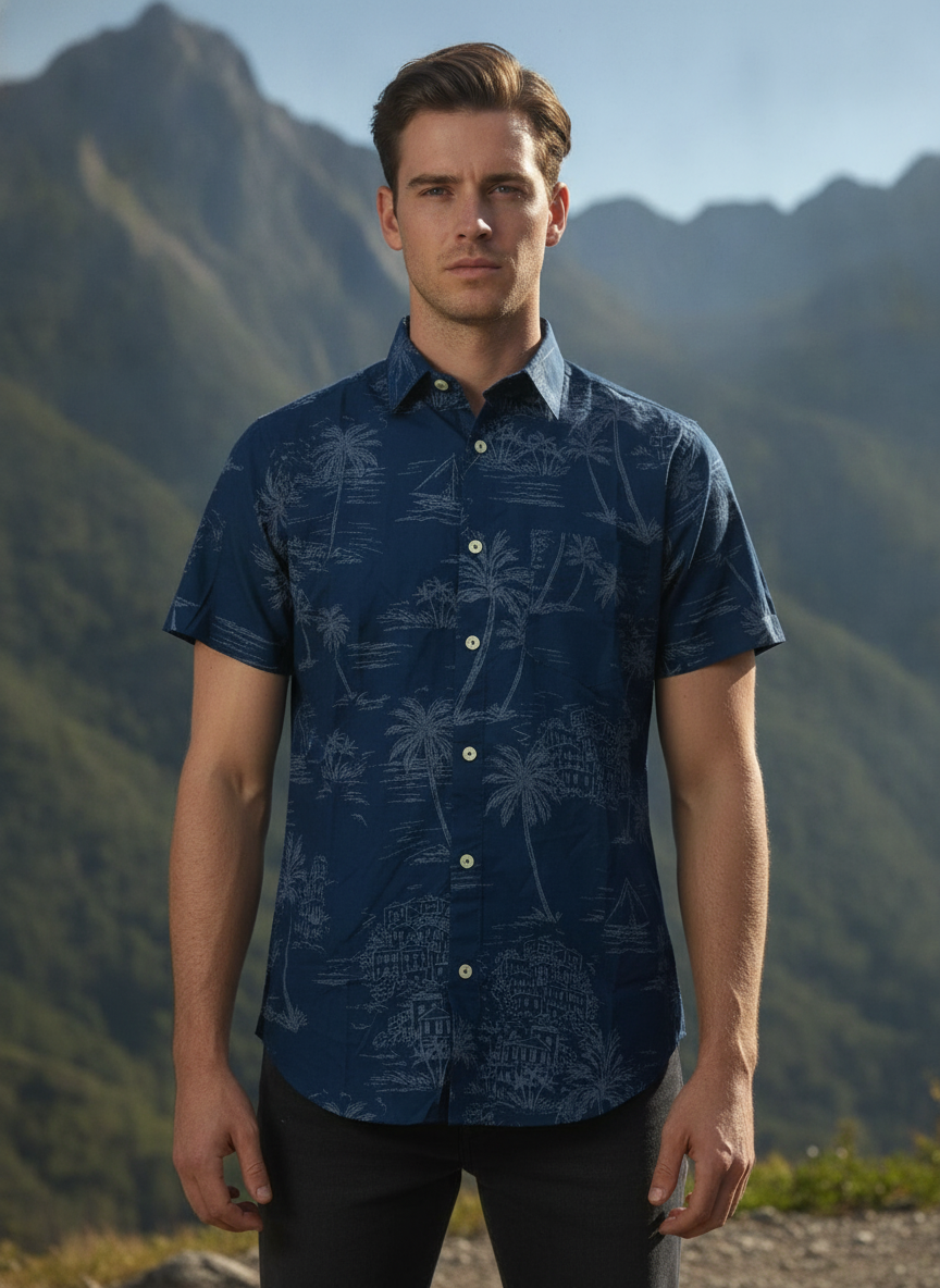 Amswan Men'S Premium Rayon Shirt