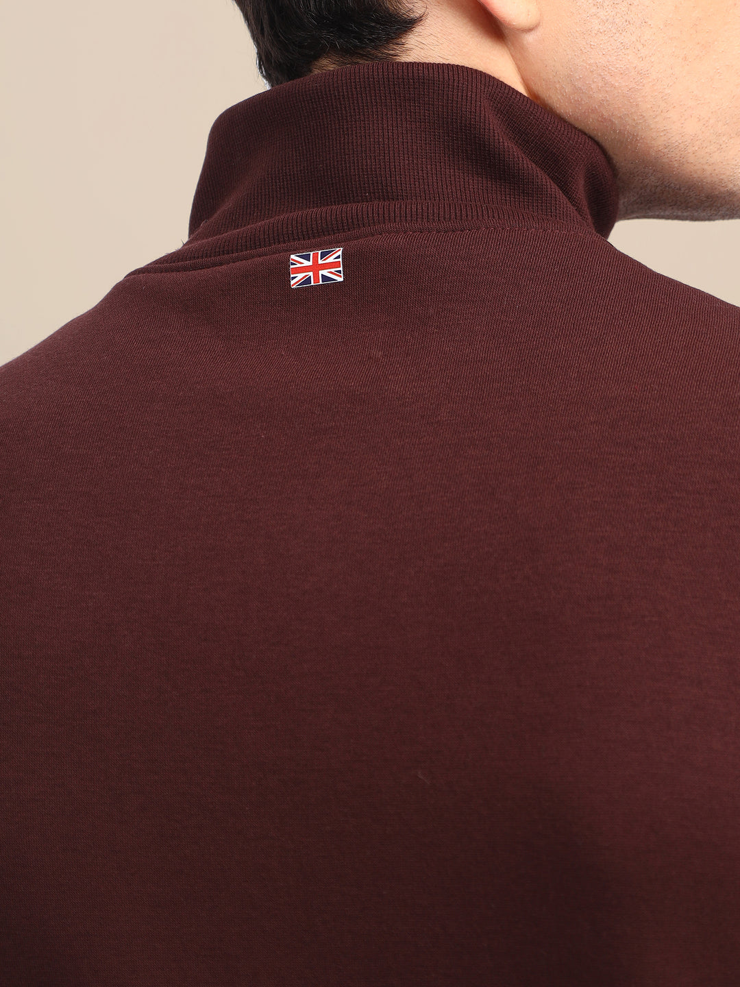 Amswan Men'S Brown Cord Set: Full Zipper Sweatshirt & Sweatpants For Ultimate Comfort And Style