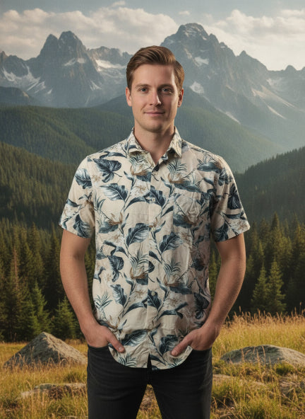 Amswan Men'S Premium Rayon Shirt