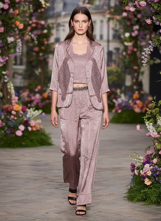 Elegant Dusty Pink Co-Ord Set for Women