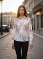 Premium Muslin Digital Print Puff Sleeve Shirt