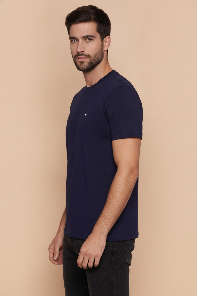 Mens Premium Cotton Half Sleeve Crew Neck T-Shirts