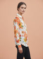 Premium Muslin Digital Print Puff Sleeve Shirt