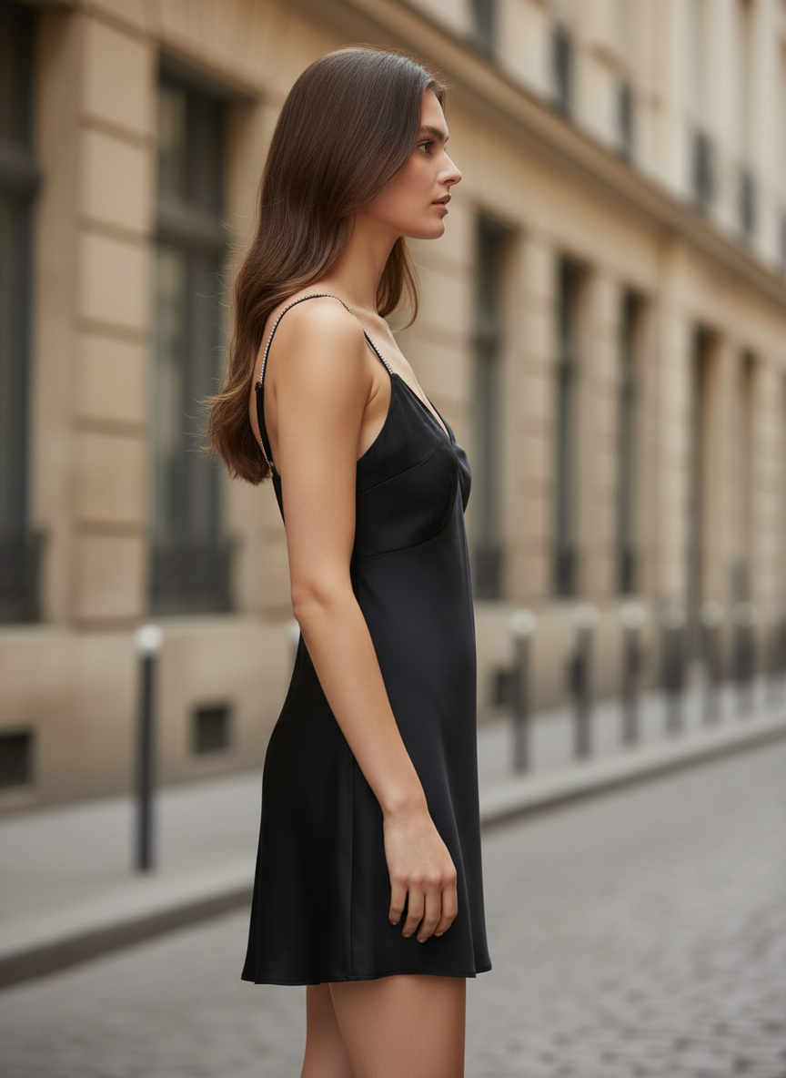 Elegant Spaghetti Strap Nightwear & Party Wear