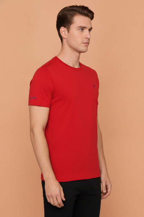 Mens Premium Cotton Half Sleeve Crew Neck T-Shirts