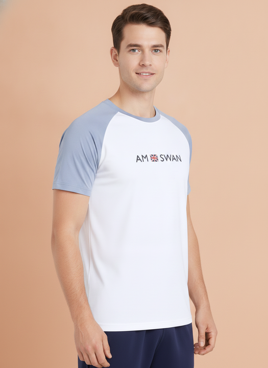 Mens Premium Cotton Printed Colourblock Half Sleeve T-Shirts