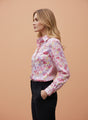 Premium Micro Digital Print Puff Sleeve Shirt