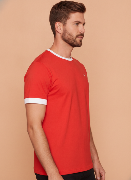 Mens Premium Cotton Half Sleeve Crew Neck T-Shirts