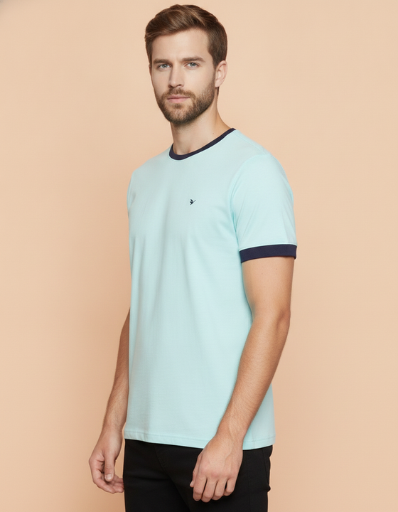 Mens Premium Cotton Half Sleeve Crew Neck T-Shirts