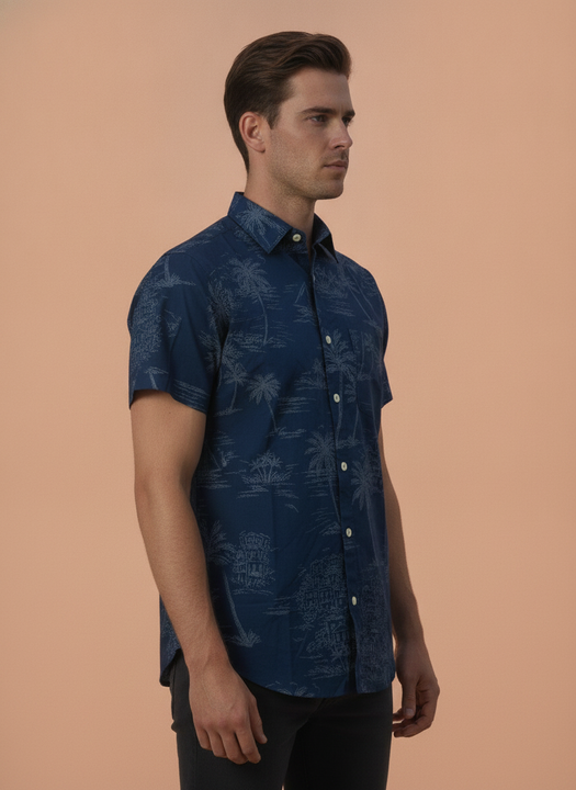 Amswan Men'S Premium Rayon Shirt
