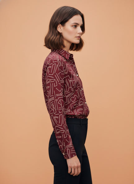 Premium Rayon Shirt With Spread Collar