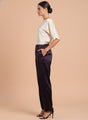 European Satin Loose Fit Trouser