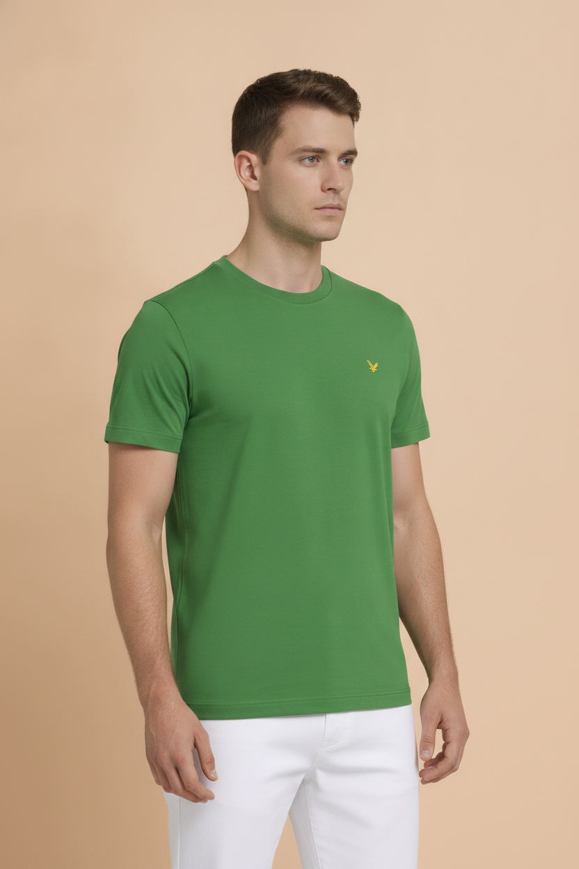 Mens Premium Cotton Half Sleeve Crew Neck T-Shirts