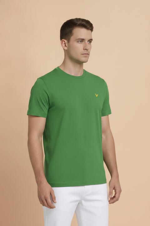 Mens Premium Cotton Half Sleeve Crew Neck T-Shirts