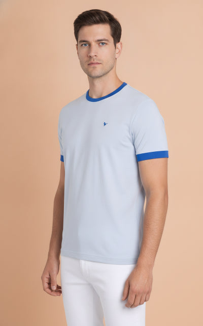Mens Premium Cotton Half Sleeve Crew Neck T-Shirts