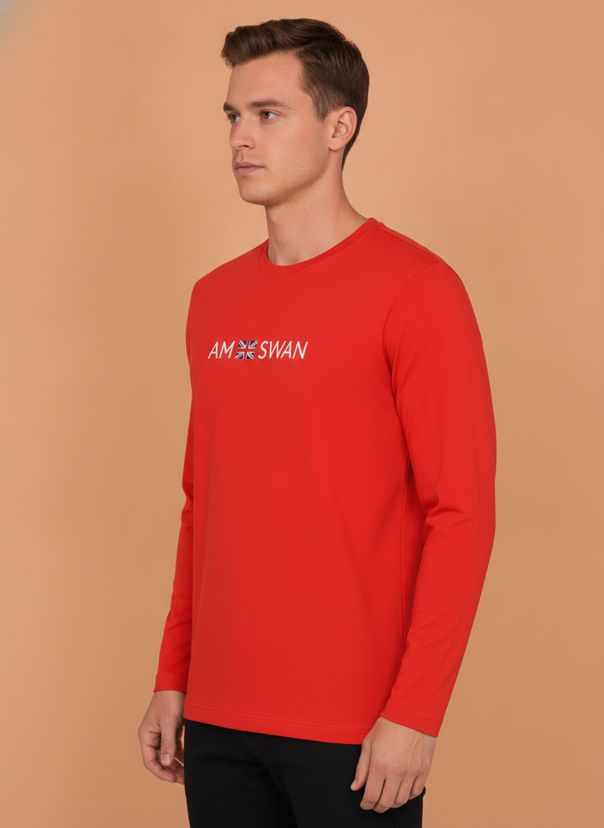 Mens Premium Cotton Printed Full Sleeve T-Shirts