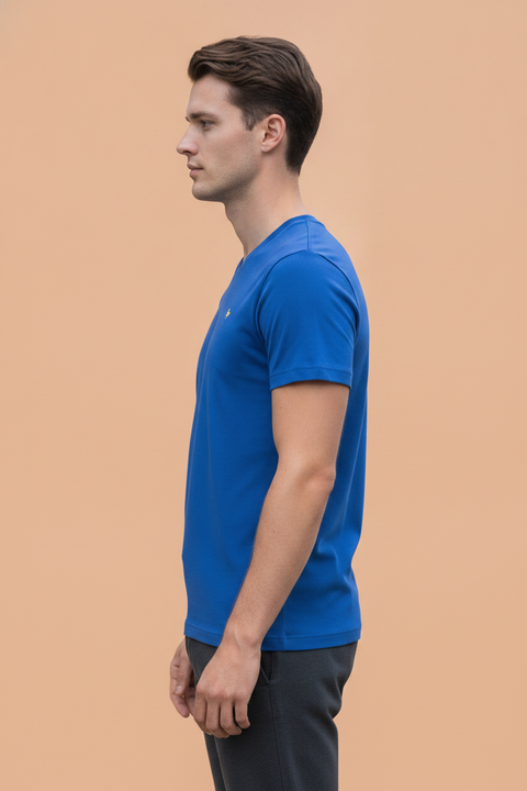 Mens Premium Cotton Half Sleeve V Neck T-Shirts