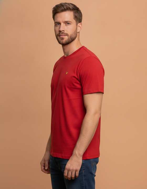 Mens Premium Cotton Half Sleeve Crew Neck T-Shirts