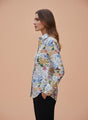 Premium Micro Digital Print Puff Sleeve Shirt