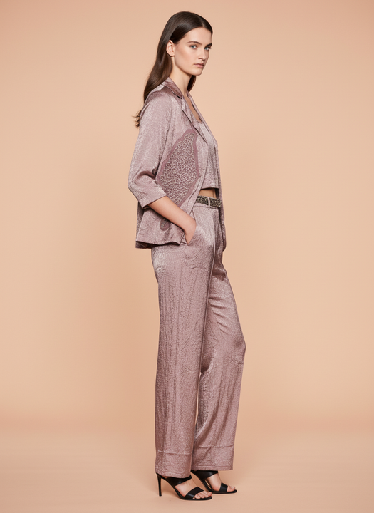 Elegant Dusty Pink Co-Ord Set for Women