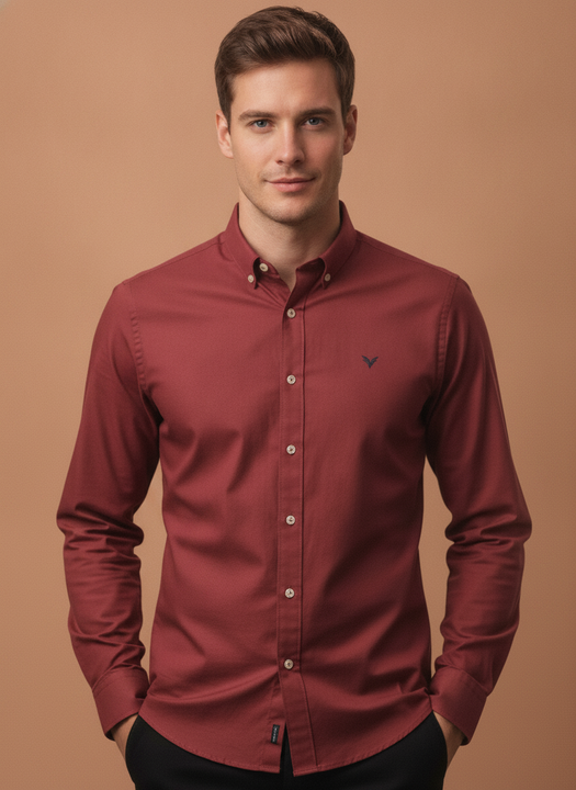 Pink Shirt With Premium Cotton Lycra