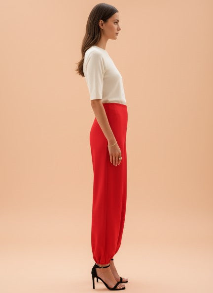 European Satin Loose Fit Trouser