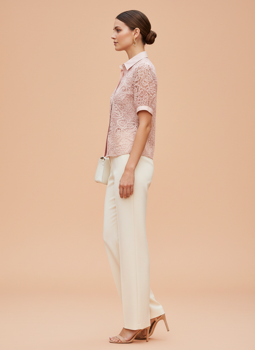 Luxury Embroidered Shirt For Womens