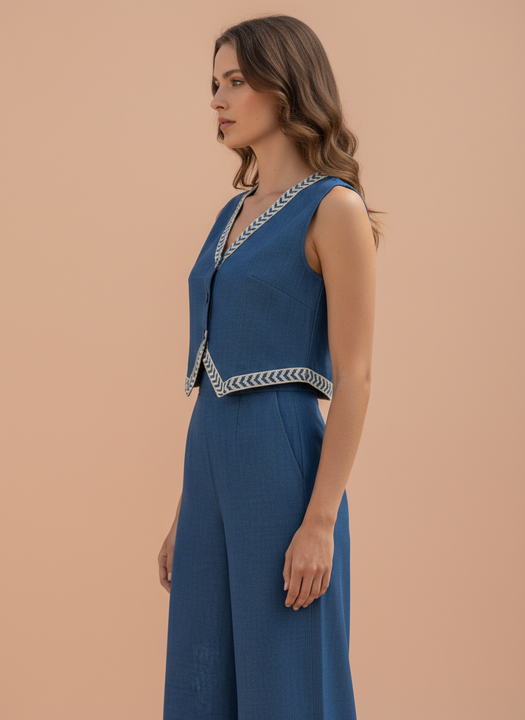 Elegant Blue Co-Ord Set for Women