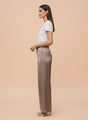 European Satin Loose Fit Trouser