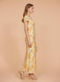 Premium American Crepe Digital Print  Front Slit Body Maxi Dress With Slash Pocket