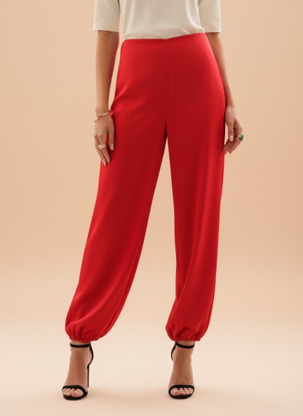 European Satin Loose Fit Trouser