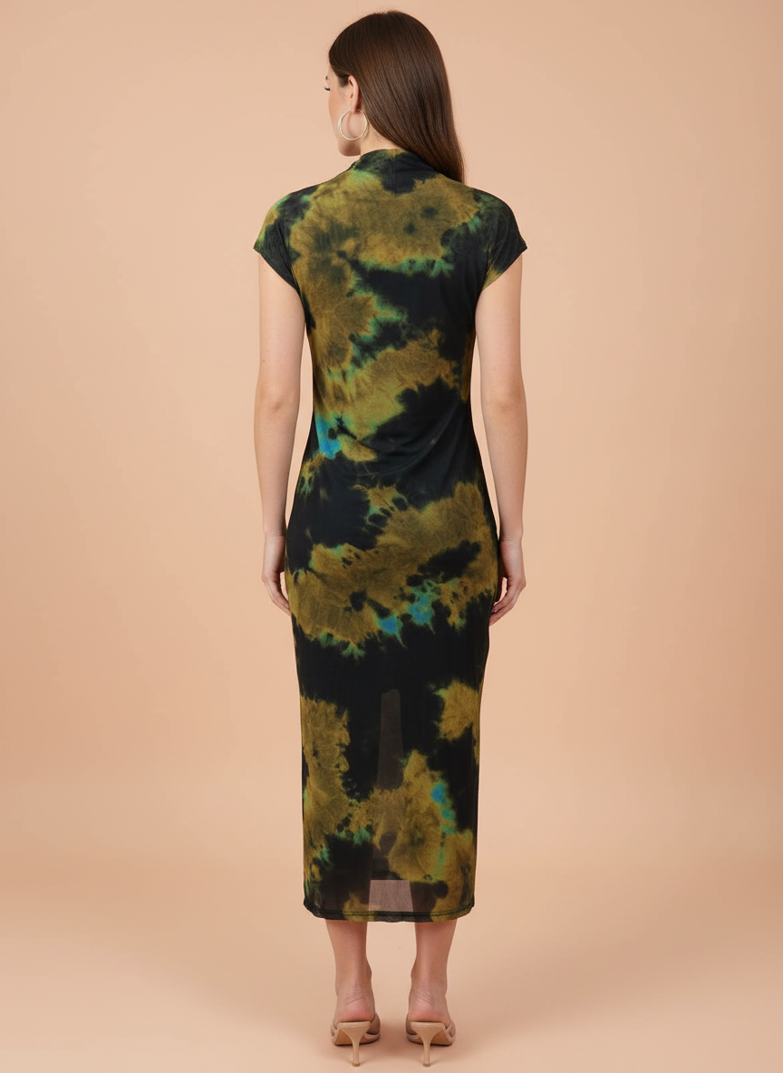 Women’s Stylish Printed Midi Dress